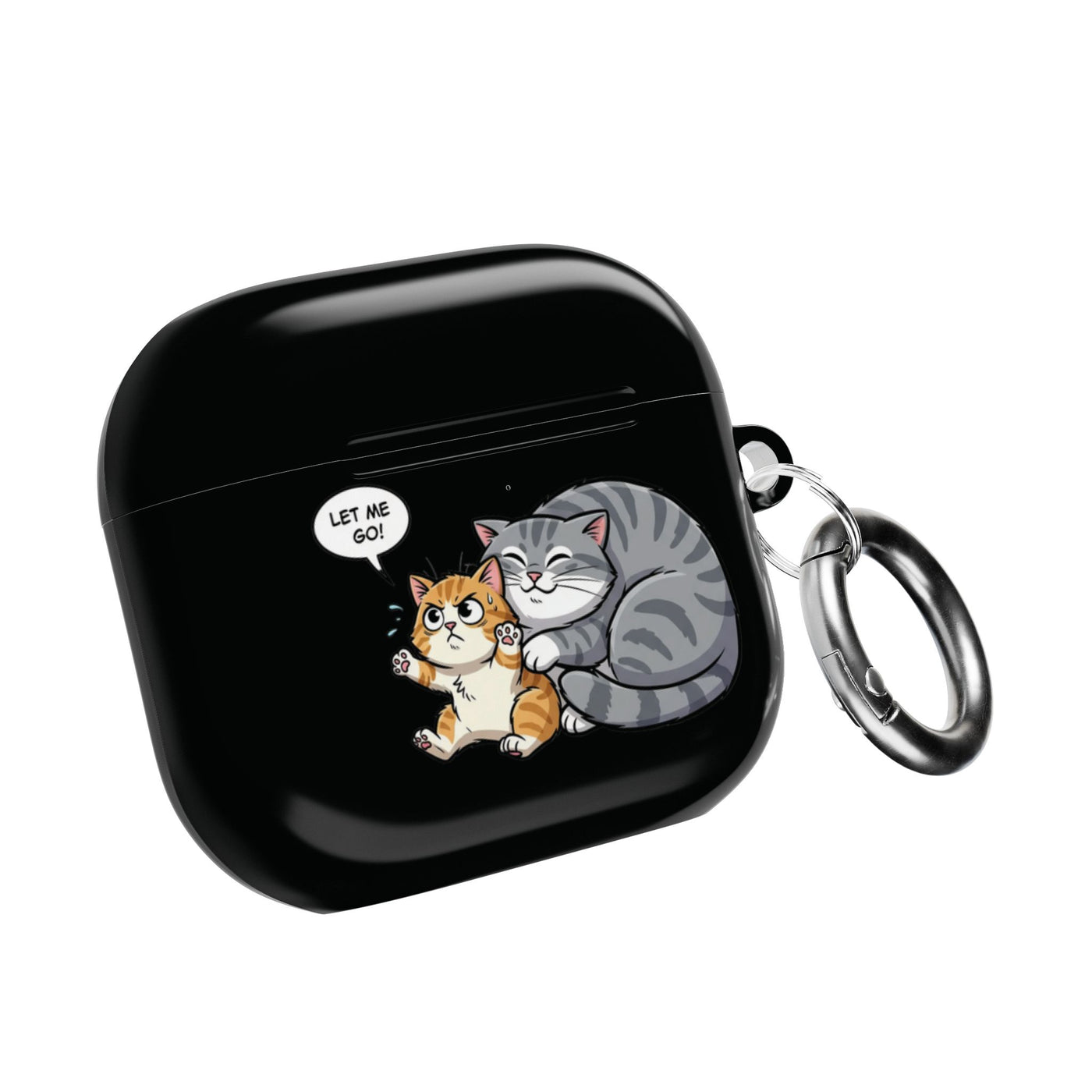 “Let Me Go!” style 1 Cute Cats AirPods Gen 4 Case