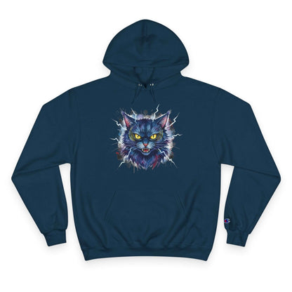 Mad Cat Men and Women Champion Hoodie style 4