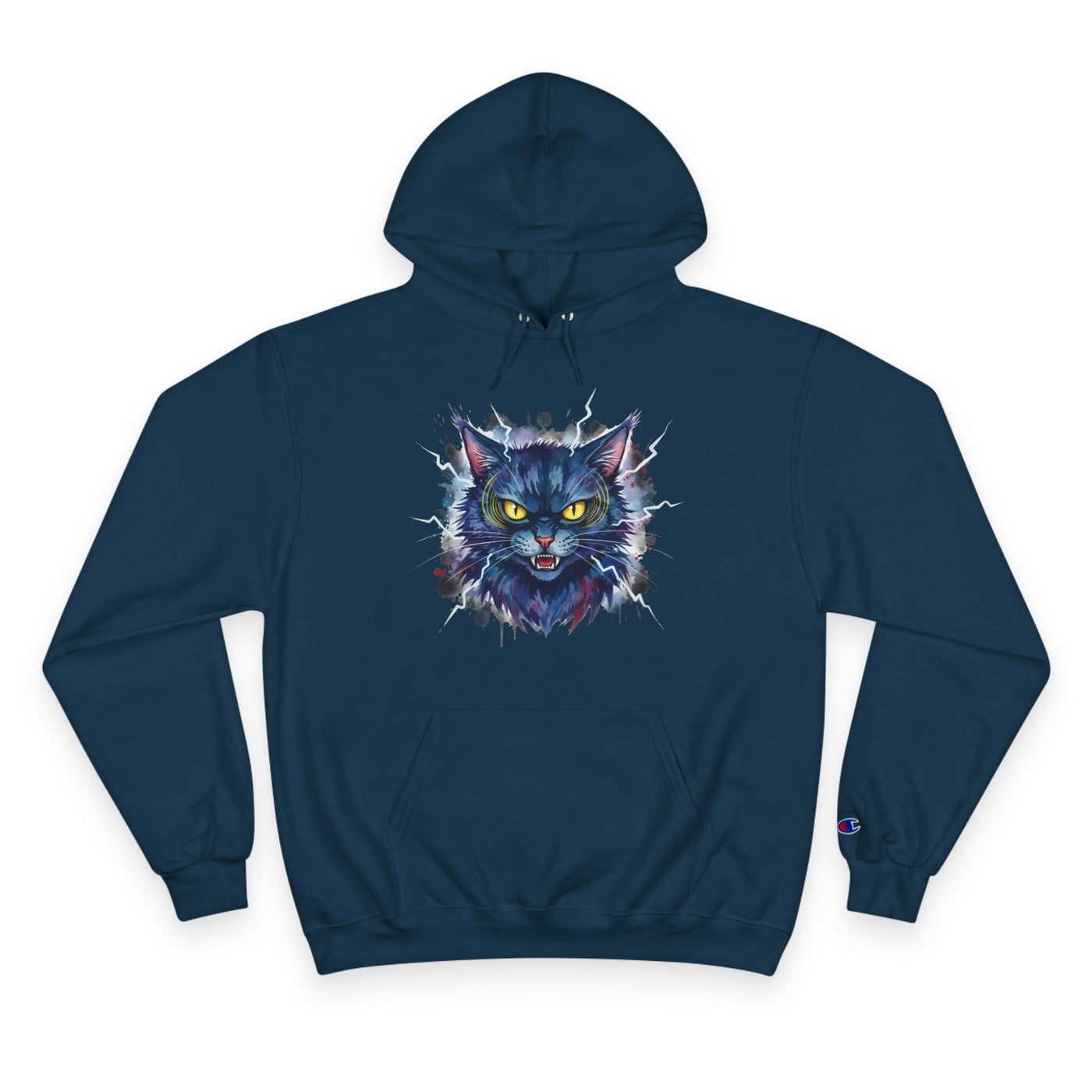 Mad Cat style 4 Men and Women Champion Hoodie