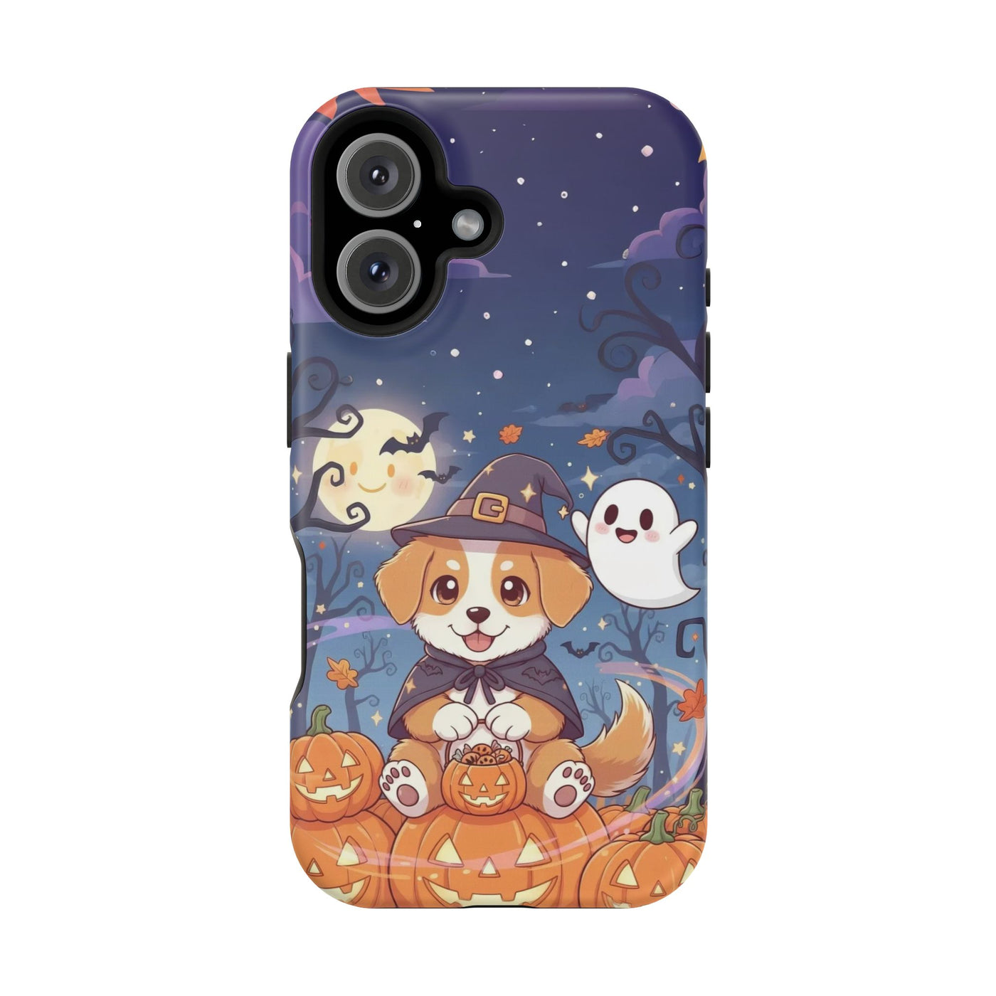 Halloween cute puppy anime style 3 Magnetic Impact-Resistant Phone Case, Cute Dog Design, Pet Owner Gift, Animal Lover Accessory, Birthday Gift for Dog Lovers