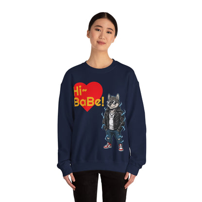 Cool Dog Unisex Heavy Blend Crewneck Sweatshirt style 3