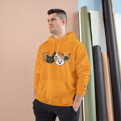 Playful Cats Cozy Unisex Champion Pullover Hoodie