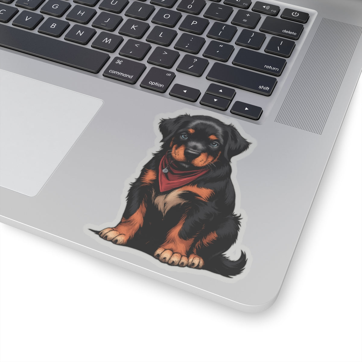 Cute Dog Kiss-Cut Stickers, Rottweiler Vinyl Decals for Pet Lovers, Laptop Stickers, Dog Lover Gifts, Custom Pet Stickers