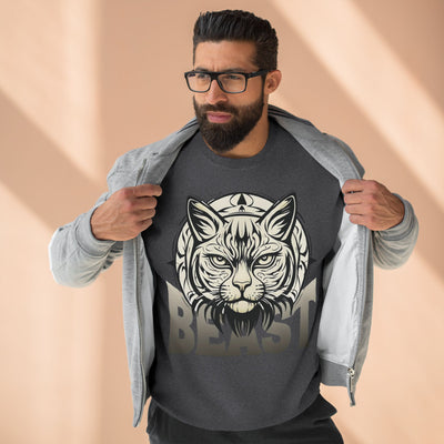 "Beast" Cat Lover style 2 Unisex Crewneck Sweatshirt