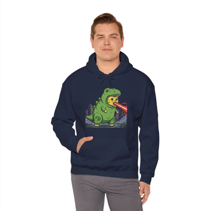 Cat cosplay Godzilla Funny Design Unisex Hoodie style 4