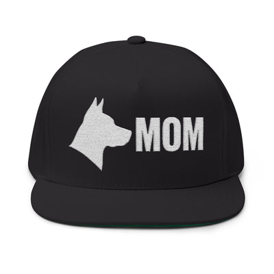 Dog Mom style 5 Flat Bill Cap | Stylish Pet Lover Hat | Perfect Gift for Dog Owners | Embroidered Dog Mom Cap | Fun Pet Accessories