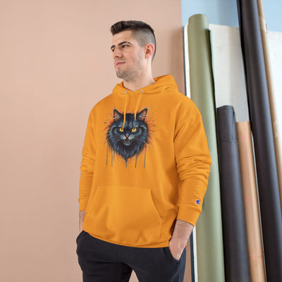 Mad Cat style 2 Men and Women Champion Hoodie