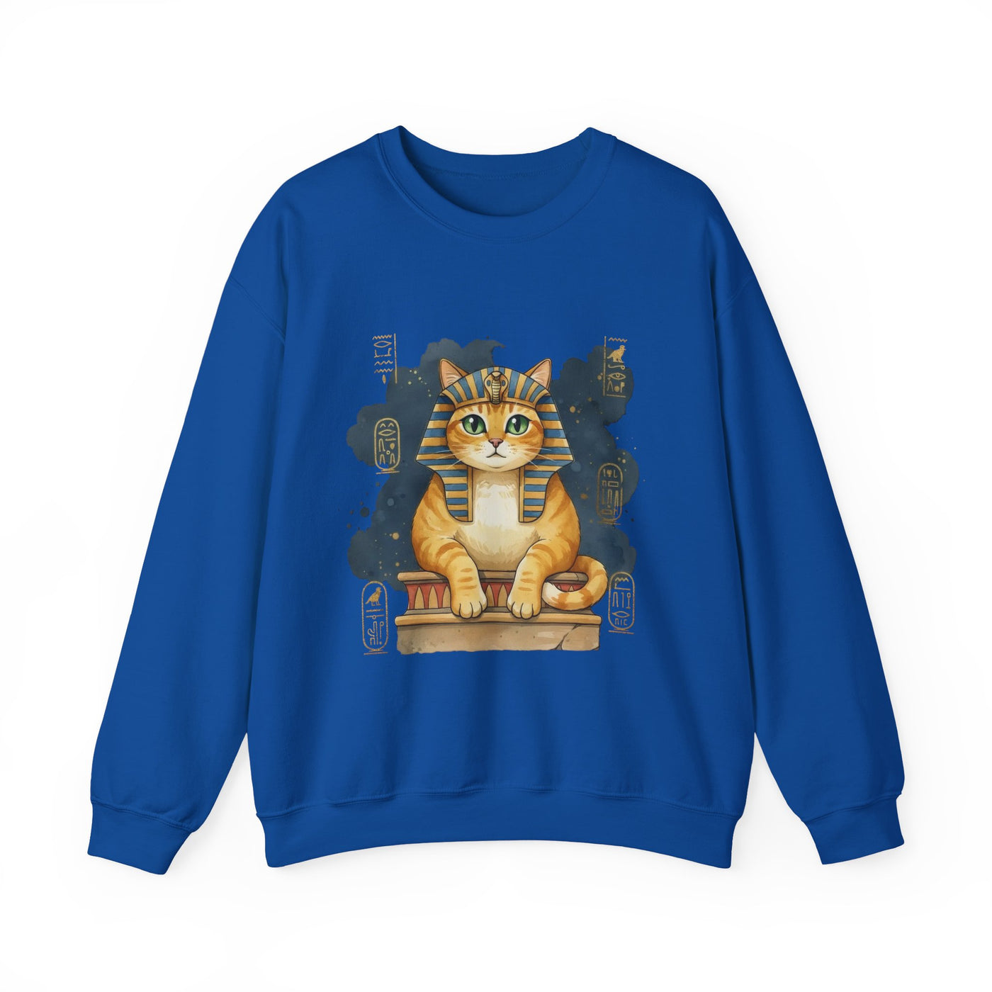 Watercolor painting style 9 Men & Women Cute Cat Pile Crewneck Sweatshirt