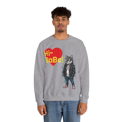 Cool Dog Unisex Heavy Blend Crewneck Sweatshirt style 3