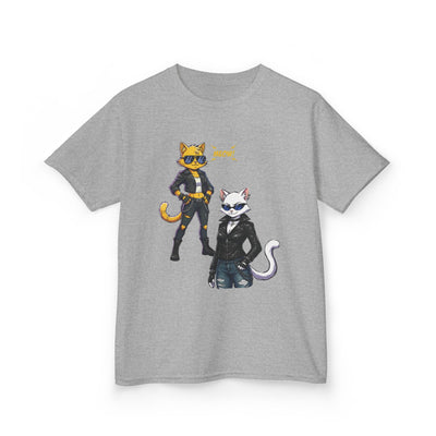 Cool Cat Girls Unisex Kids Heavy Cotton™ Tee