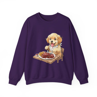 Watercolor painting style 4 Men & Women Cute Cat Pile Crewneck Sweatshirt