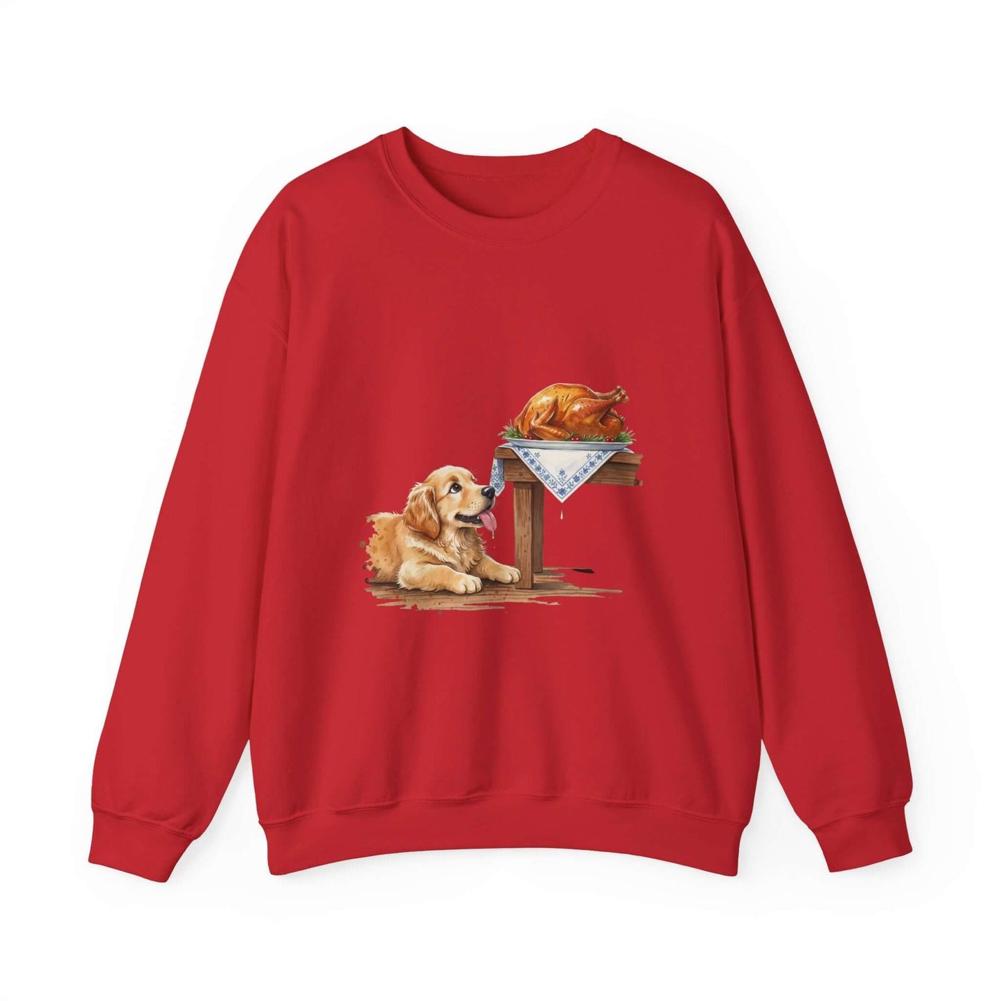 Watercolor Dog painting Unisex Crewneck Sweatshirt style 2