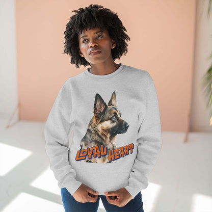 Loyal Heart Dog Lover Unisex Crewneck Sweatshirt style 2