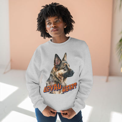 "Loyal Heart" Dog Lover style 2 Unisex Crewneck Sweatshirt