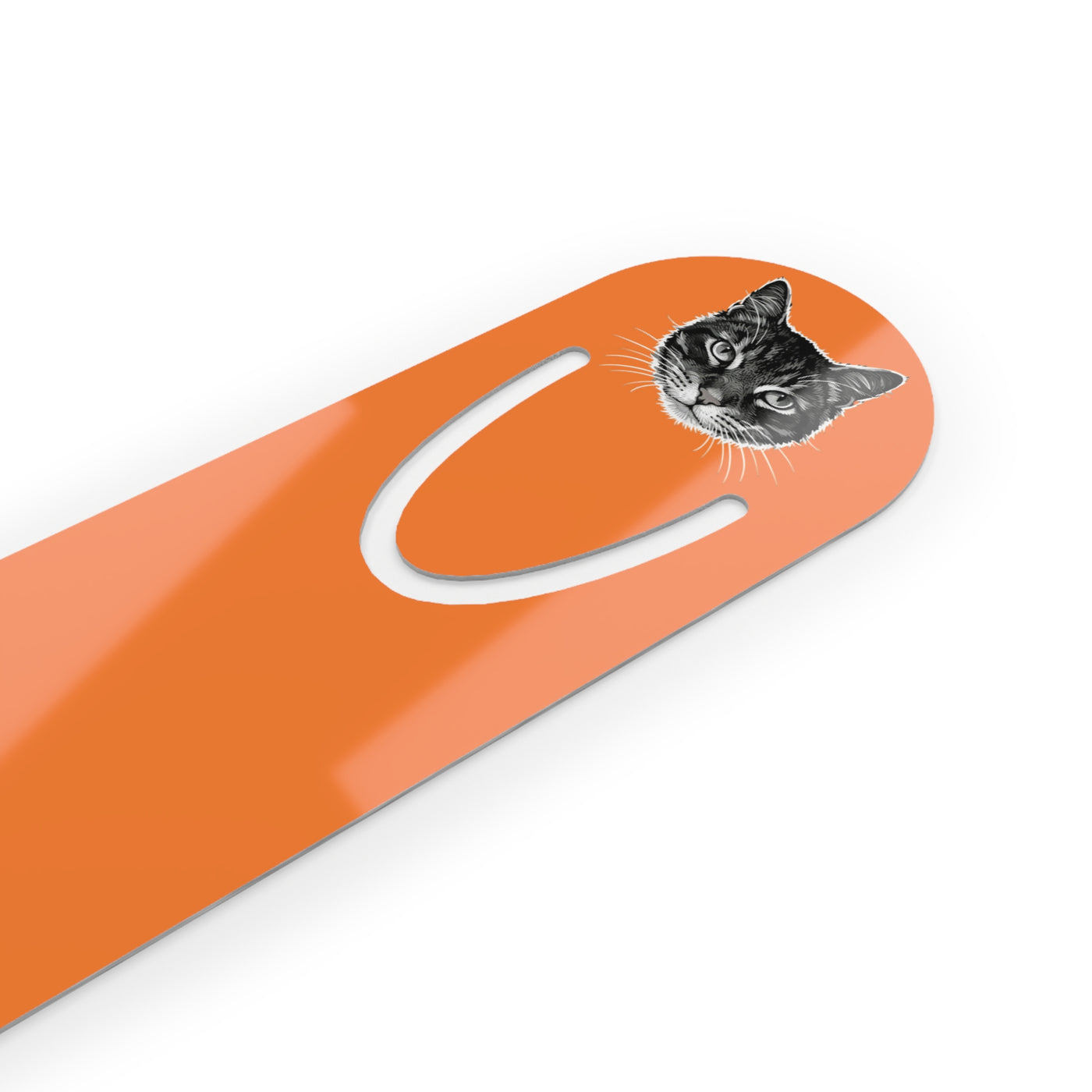 Orange Cat Lover Bookmark: Gift for Pet Owners, Reading Accessory, Book Marker for Cat Lovers, Unique Gift Idea, Animal Lover