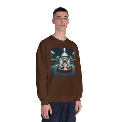 Go Kart Cat Unisex NuBlend Crewneck Sweatshirt style 2