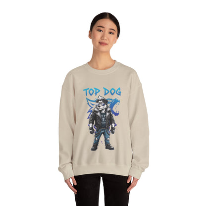 Cool Dog Unisex Heavy Blend Crewneck Sweatshirt style 1