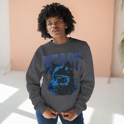 "Beast" Cat Lover style 1 Unisex Crewneck Sweatshirt