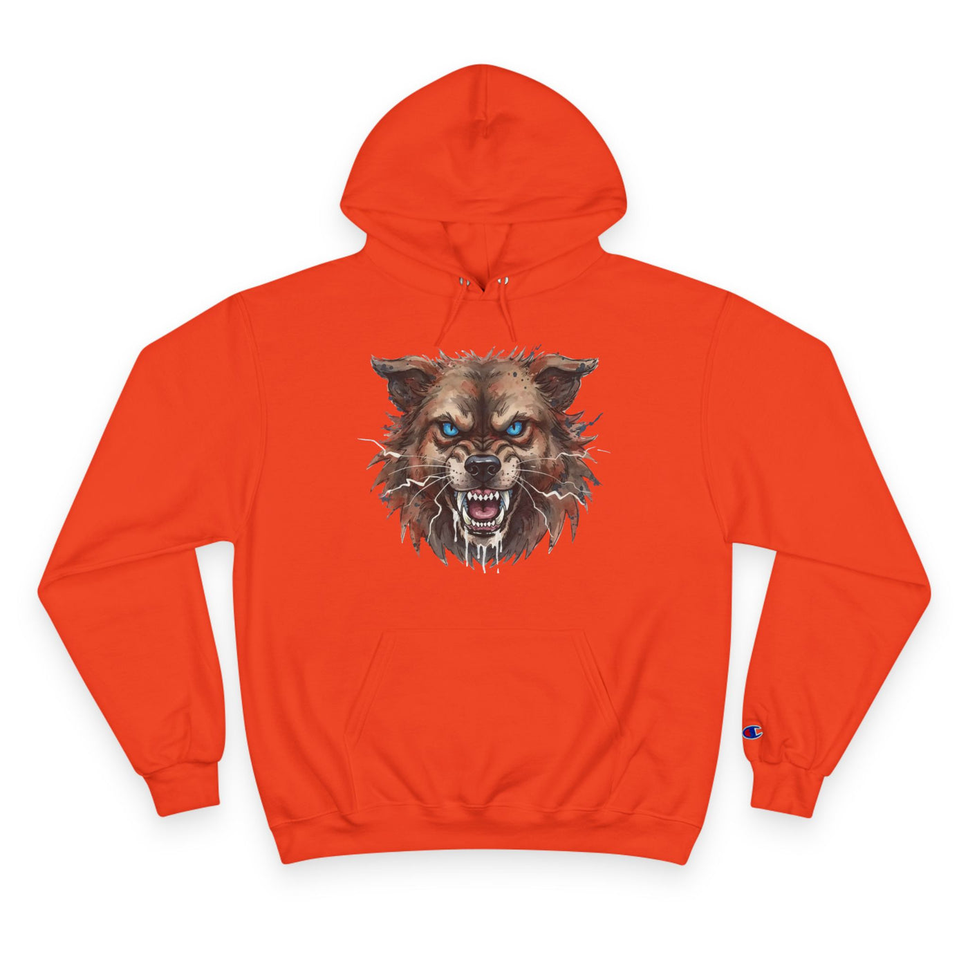 Angry Dog style 3 Men and Women Champion Hoodie