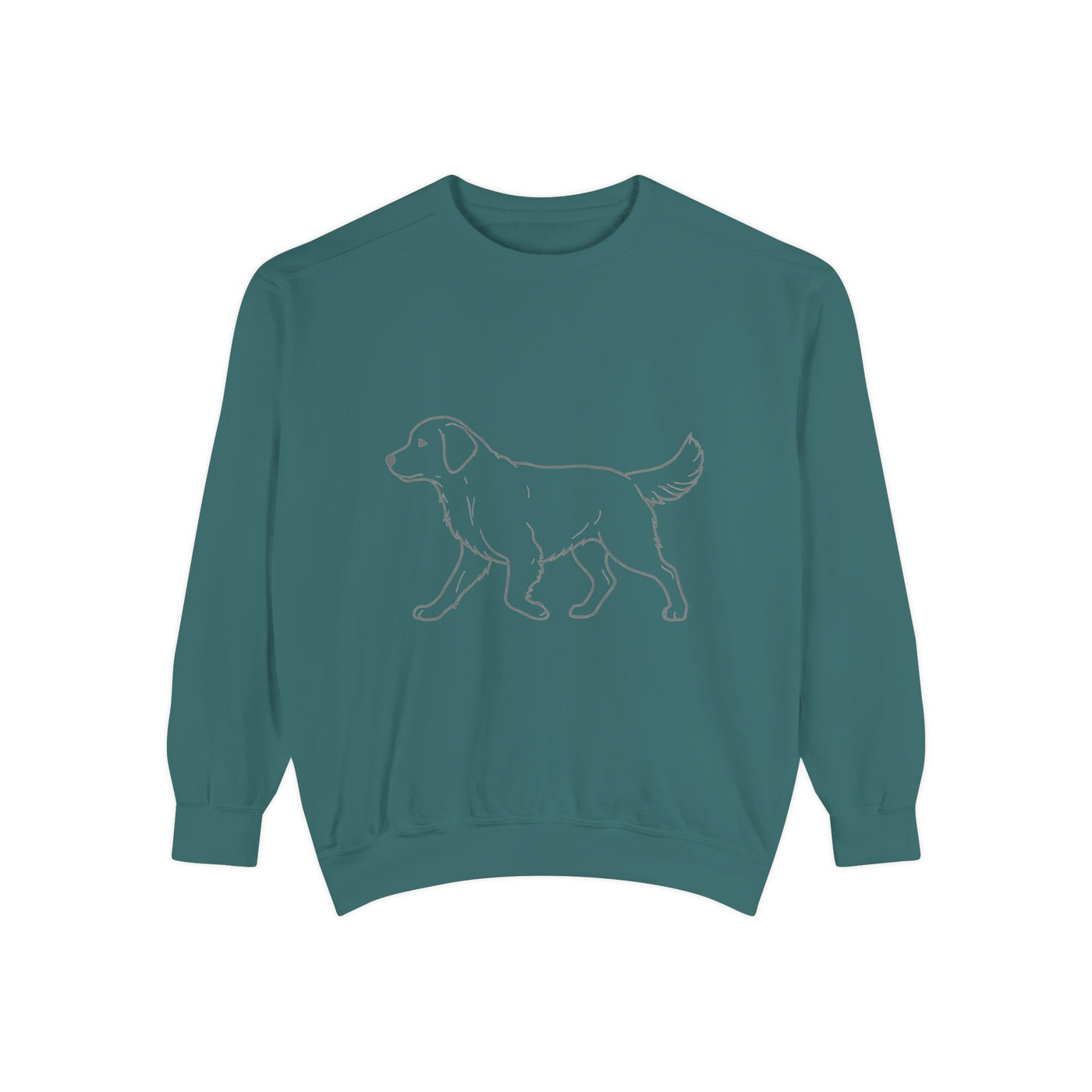 Walking Dog Shadow style 1 Cozy Graphic Unisex Crewneck Sweatshirt