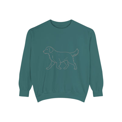 Walking Dog Shadow style 1 Cozy Graphic Unisex Crewneck Sweatshirt