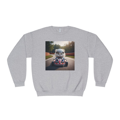 Go Kart Cat style 1 Unisex NuBlend® Crewneck Sweatshirt