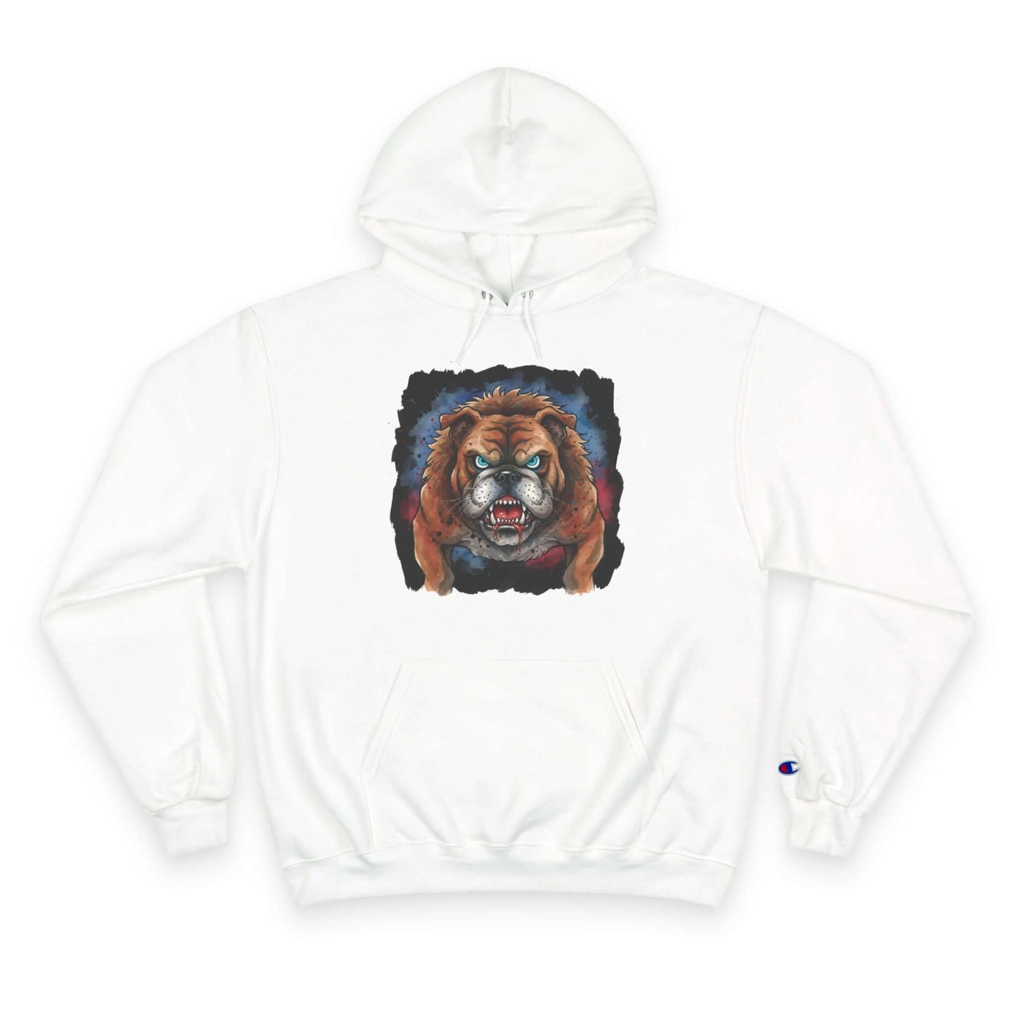 Angry Dog Men and Women Champion Hoodie style 4