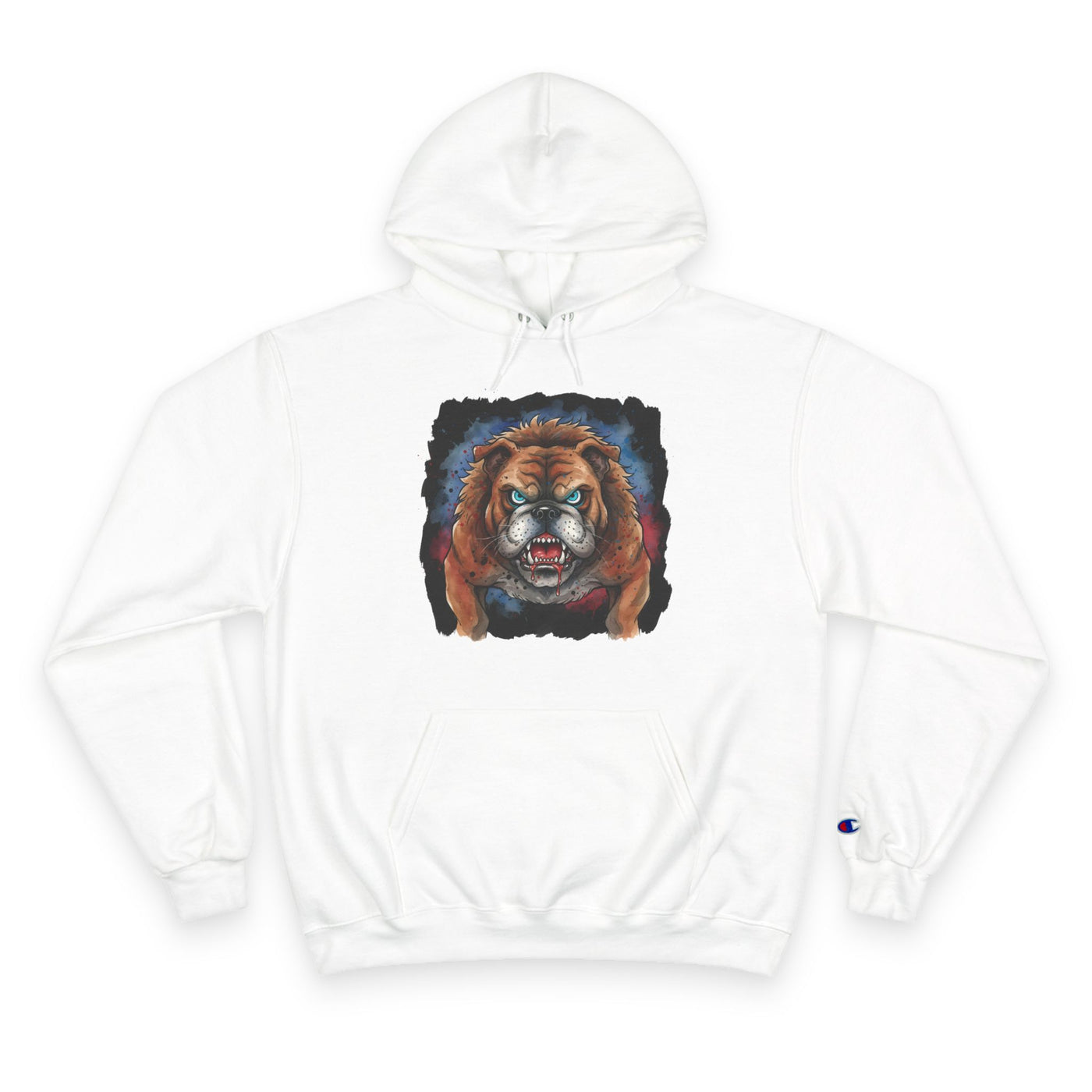Angry Dog style 4 Men and Women Champion Hoodie
