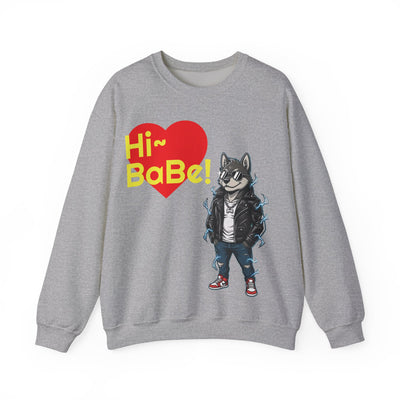 Cool Dog style 3 Unisex Crewneck Sweatshirt | Cozy Gift for Dog Lovers, Casual Wear, Unique Graphic Sweatshirt, Birthday Gift, Everyday Style