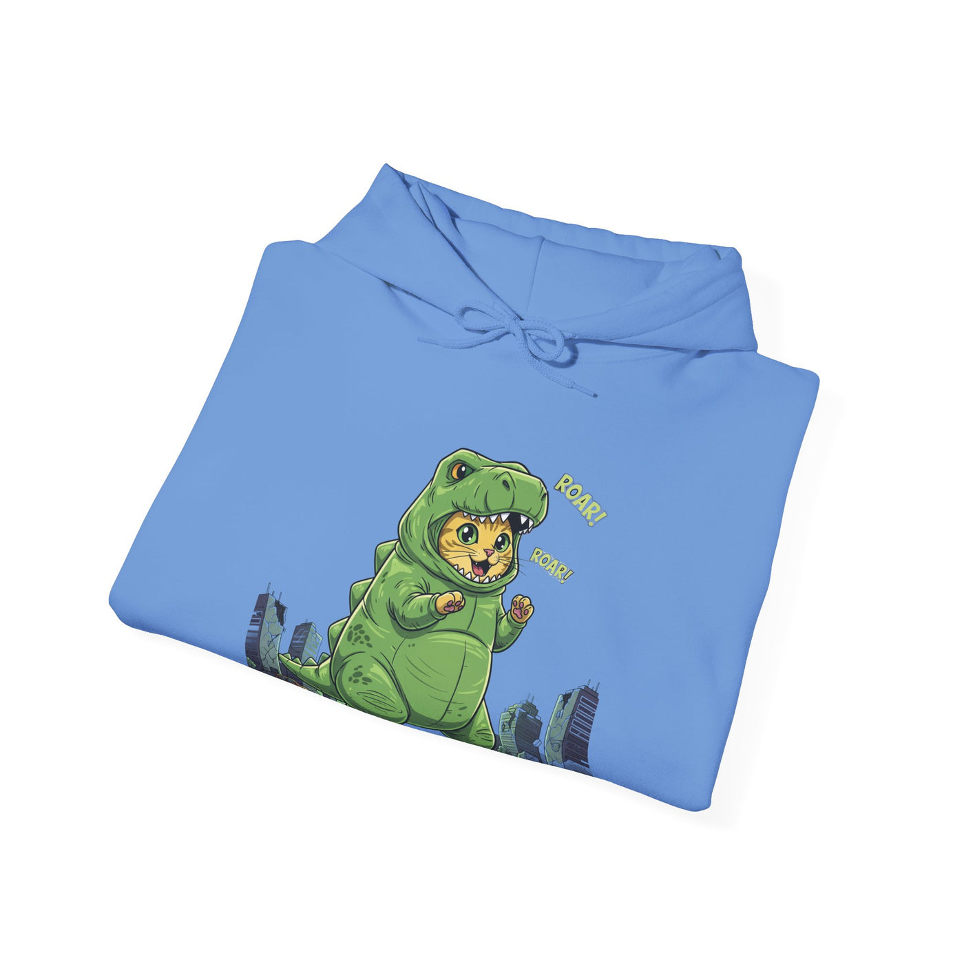Cat cosplay Godzilla style 2 Unisex Hoodie - Fun & Playful Design