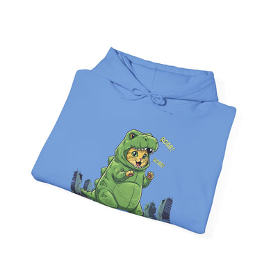 Cat cosplay Godzilla style 2 Unisex Hoodie - Fun & Playful Design