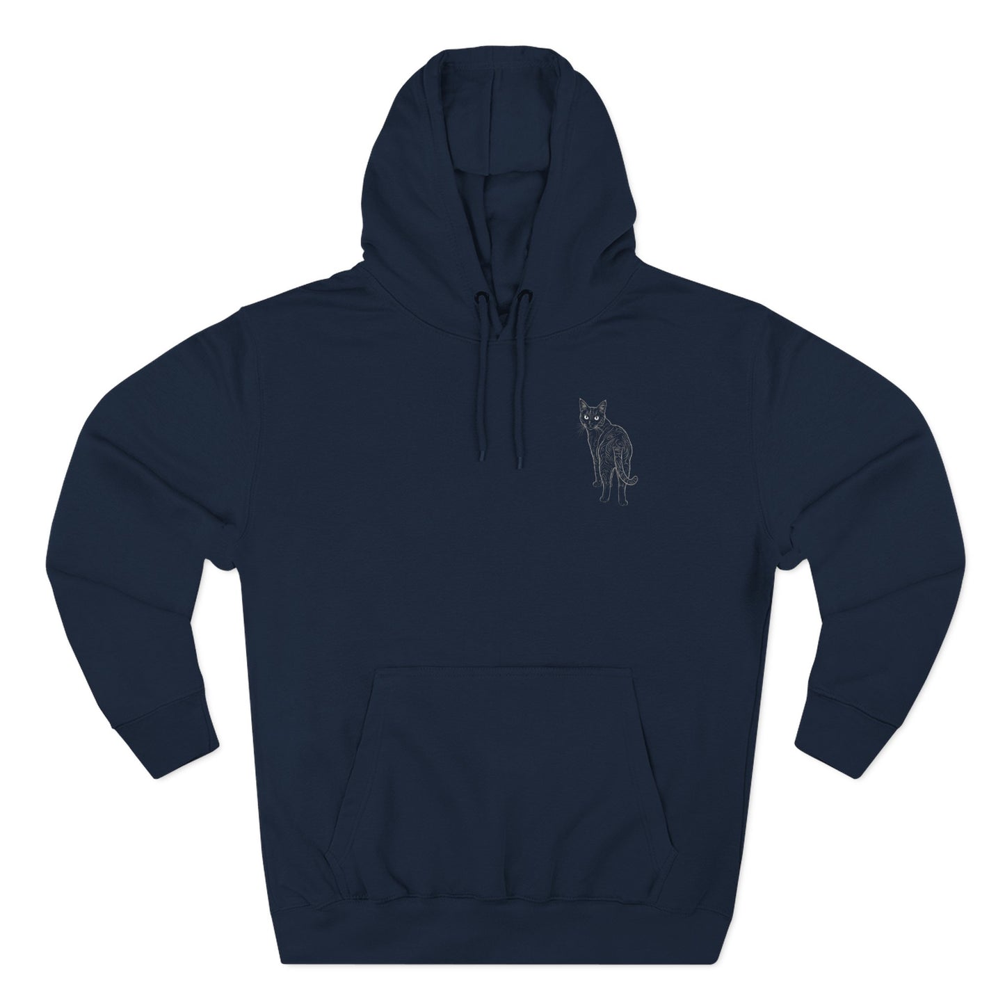 Cat-Inspired Cozy Comfort Unisex Fleece Hoodie style 2