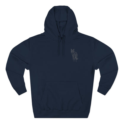 Cat-Inspired Cozy Comfort Unisex Fleece Hoodie style 2