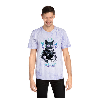 Colorful Cool Cat Unisex T-Shirt - Vibrant Graphic Tee, Gift for Cat Lovers, Casual Wear, Streetwear, Unique Style
