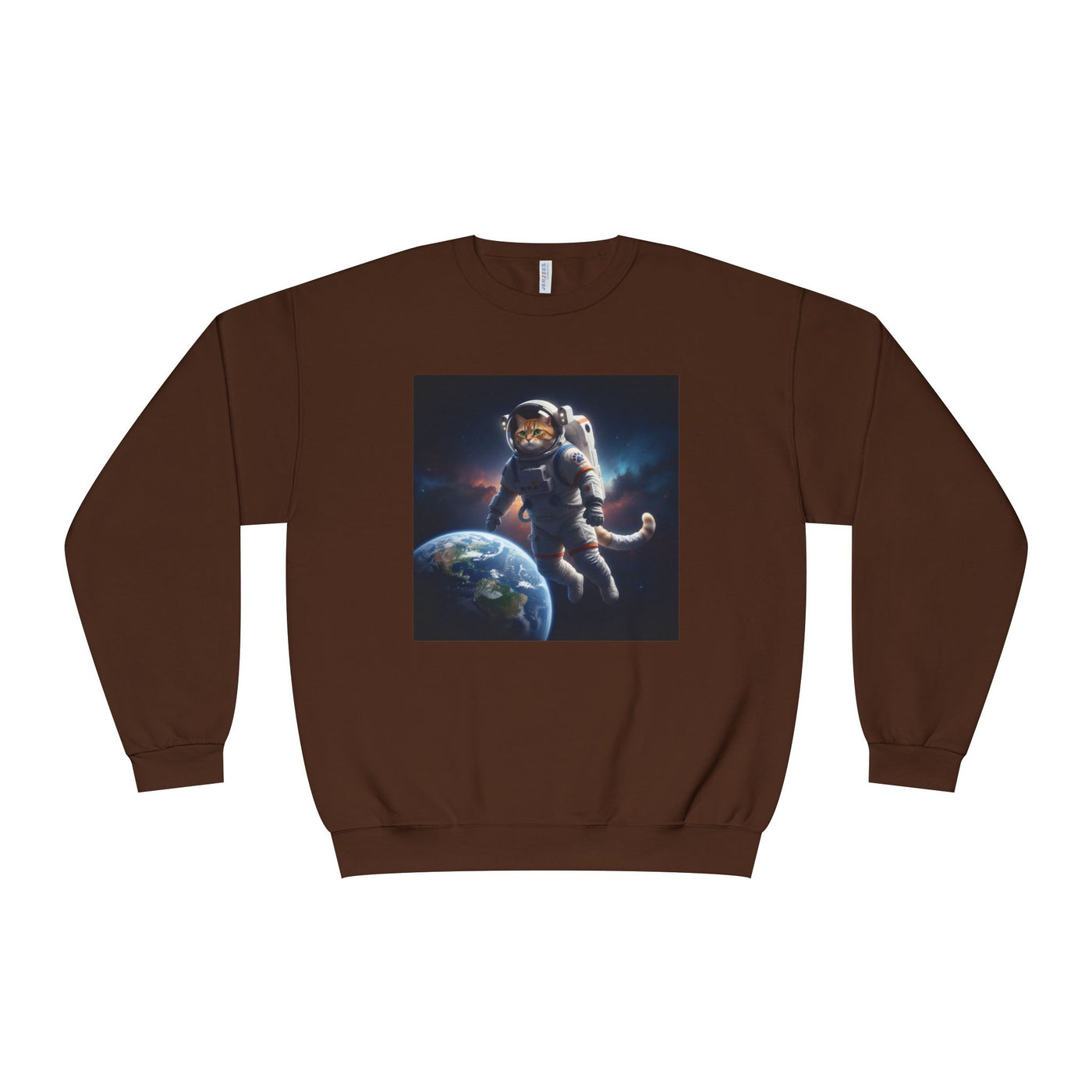 Space Cat style 3 Unisex NuBlend® Crewneck Sweatshirt