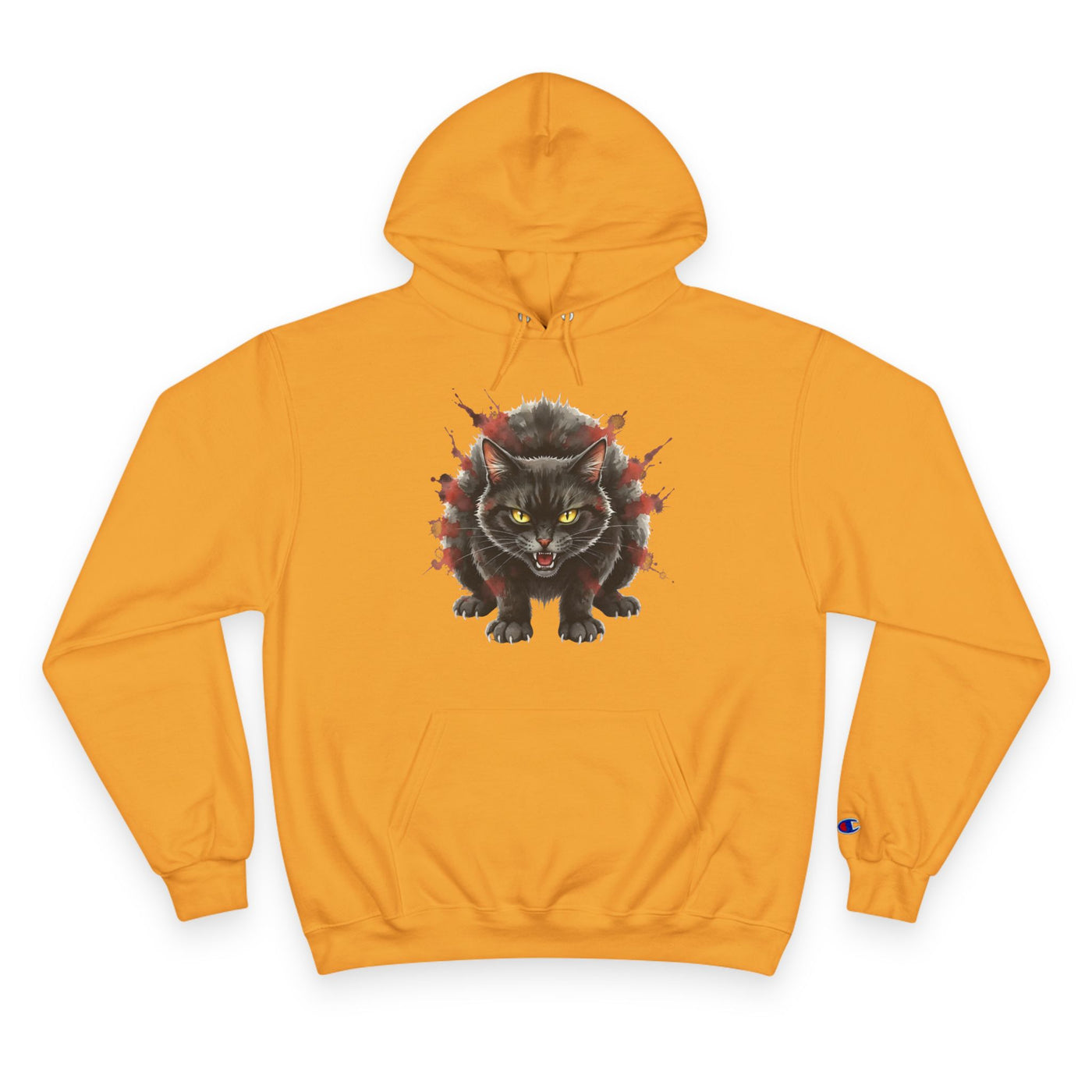 Mad Cat style 3 Men and Women Champion Hoodie