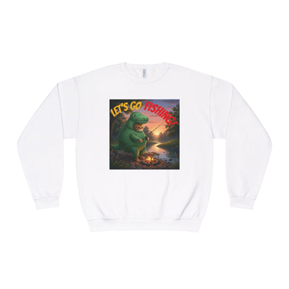 Crocodile Cat Fishing Unisex NuBlend Sweatshirt style 3
