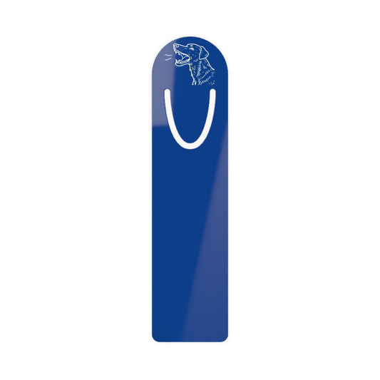 Dark Blue Dog Lover Bookmark: Gift for Pet Owners, Reading Accessory, Book Marker for Dog Lovers, Unique Gift Idea, Animal Lover