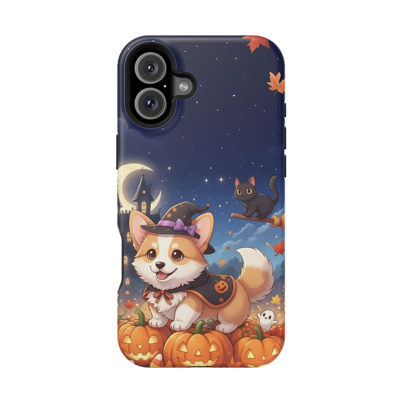 Halloween cute puppy anime style 4 Magnetic Impact-Resistant Phone Case, Cute Dog Design, Pet Owner Gift, Animal Lover Accessory, Birthday Gift for Dog Lovers