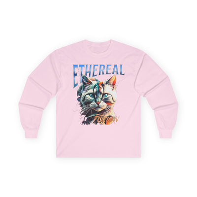 Cat Ethereal Fusion Unisex Ultra Cotton Long Sleeve Tee