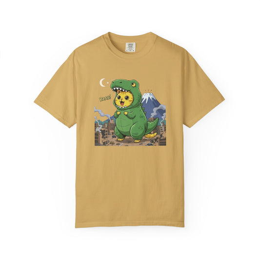 Cat cosplay Godzilla Funny Design Unisex T-Shirt style 1
