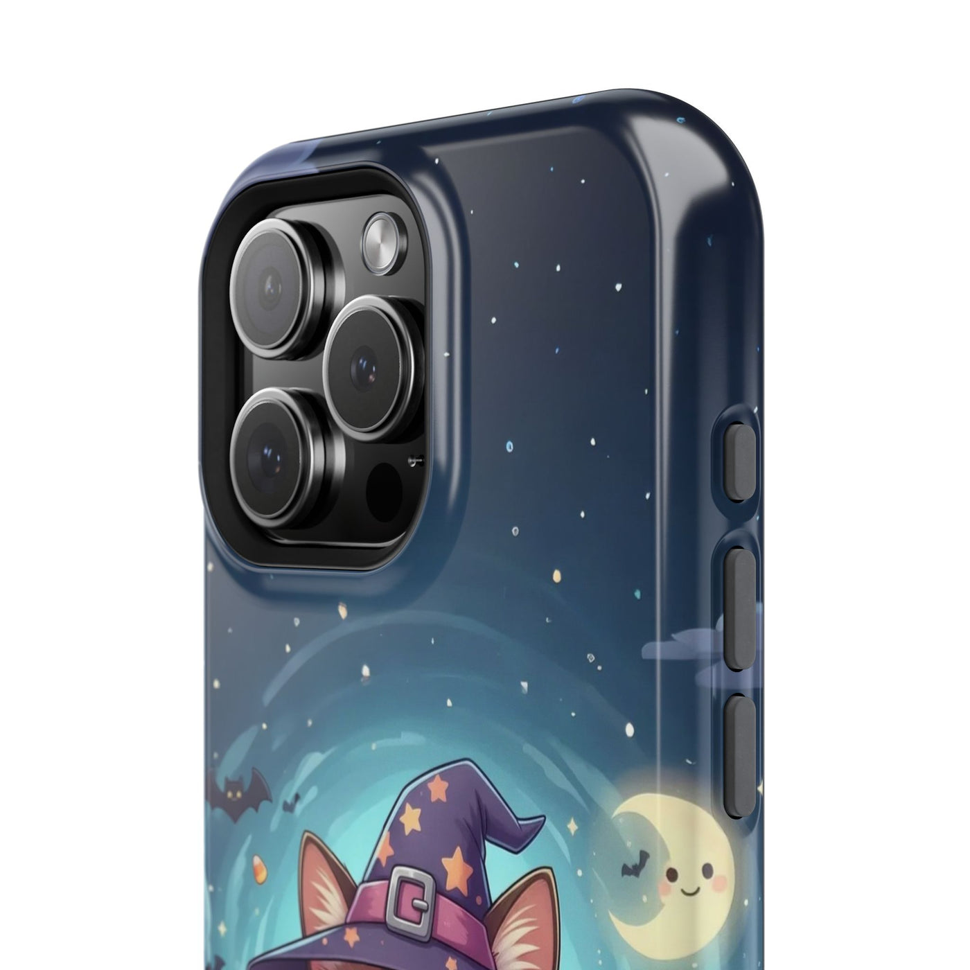 Halloween cute kitten anime style 2 Magnetic Phone Case, Cat Lover Gift, Impact-Resistant iPhone Case, Funny Pet Accessory, Unique Animal Design