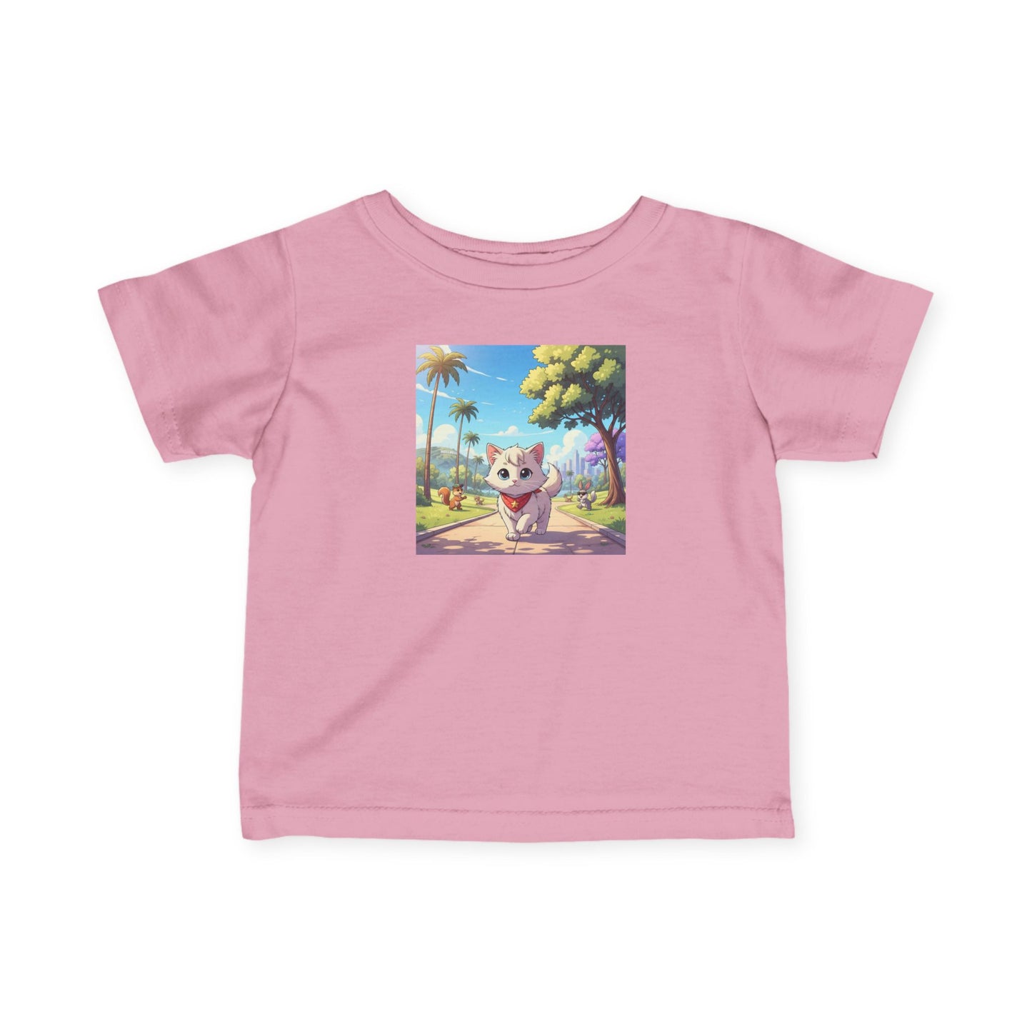 Cute Kitten Infant Baby Fine Jersey T-Shirt style 4