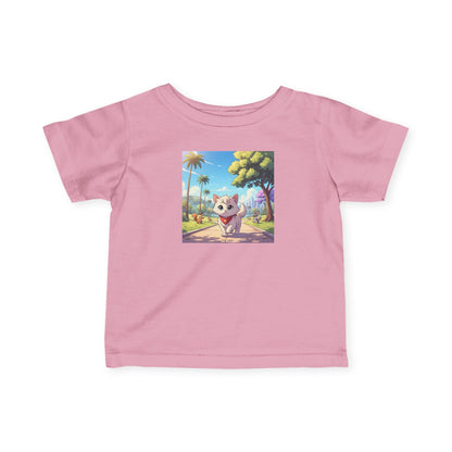 Cute Kitten Infant Baby Fine Jersey T-Shirt style 4