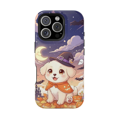 Halloween cute puppy anime style 2 Magnetic Impact-Resistant Phone Case, Cute Dog Design, Pet Owner Gift, Animal Lover Accessory, Birthday Gift for Dog Lovers
