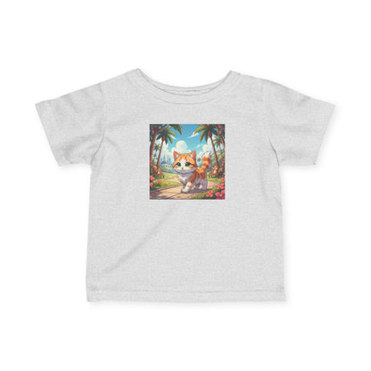 Cute Kitten Infant Baby Fine Jersey T-Shirt style 3