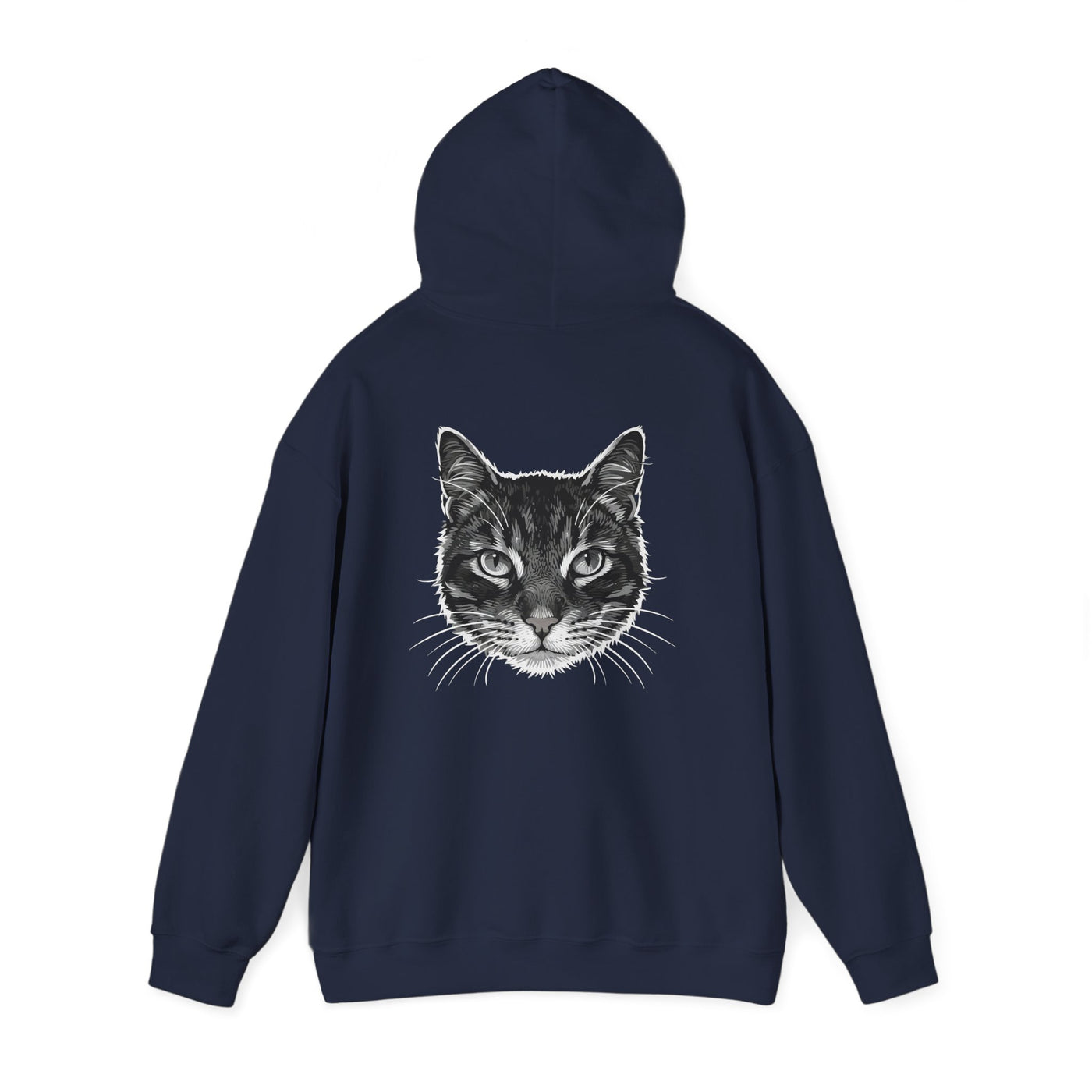 Cozy Cat Lover Hoodie style 1- Unisex Heavy Blend™ Sweatshirt, Purrfect Gift for Pet Owners, Casual Wear, Cat Themed Apparel, Cozy Clothing