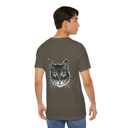 Cat Lover Unisex Tee Cat Head style 1, Perfect Gift for Pet Owners, Vintage Cat Design, Graphic T-shirt, Animal Lover, Casual Wear, Birthday Gift