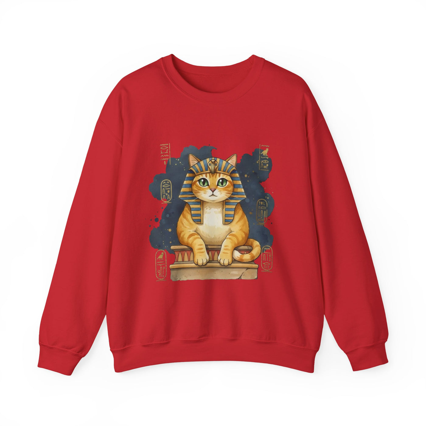 Watercolor painting style 9 Men & Women Cute Cat Pile Crewneck Sweatshirt