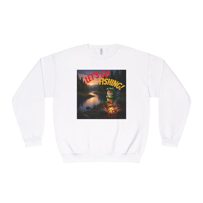 Crocodile Cat Fishing Unisex NuBlend Sweatshirt style 1